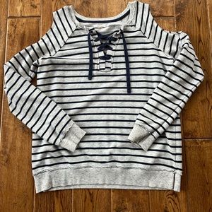 Maurice’s Cut-out shoulder long sleeved shirt